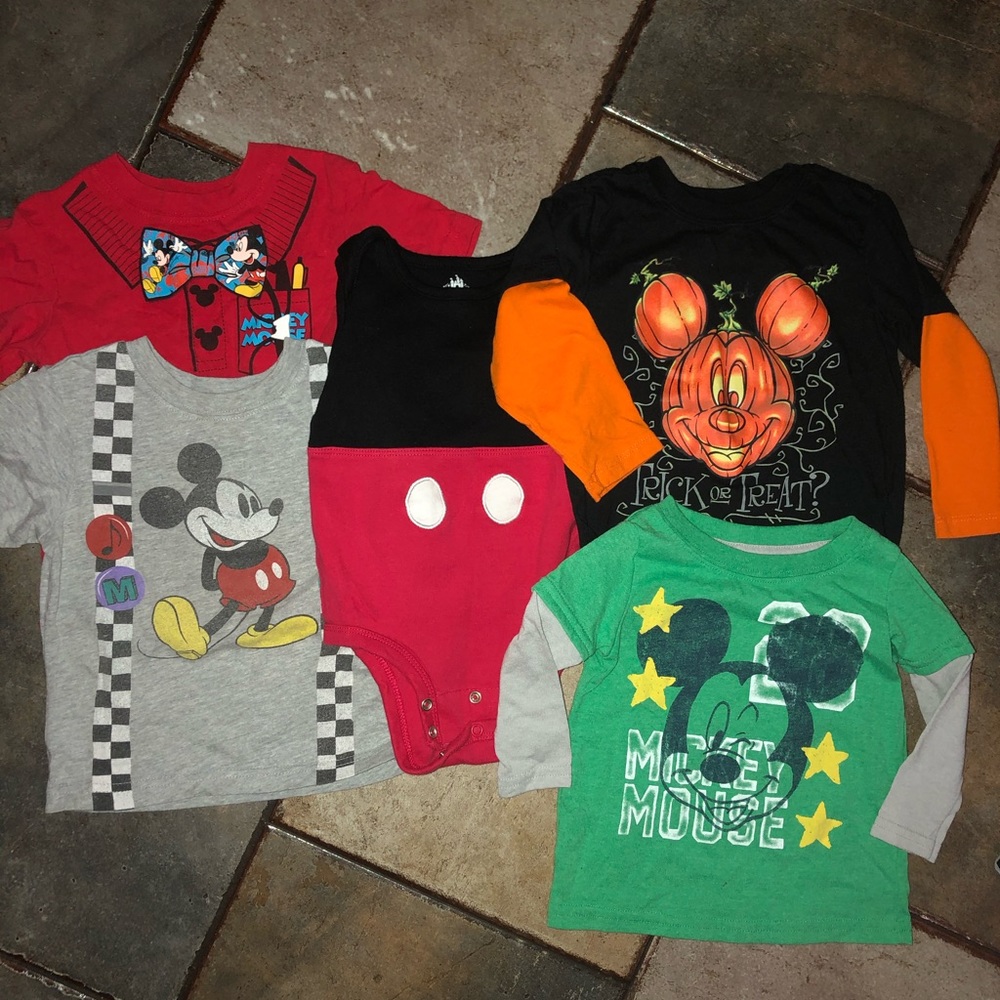 Mickey Shirt Bundle - 18 to 24 months